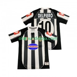 Camisola Juventus DEL PIERO 10 2003 Retro Homem Equipamento Primeiro 2002 Manga Curta